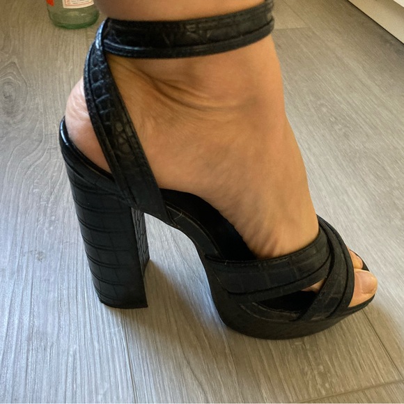 Aldo platform shoes heels new never worn 8.5 us - Picture 5 of 10